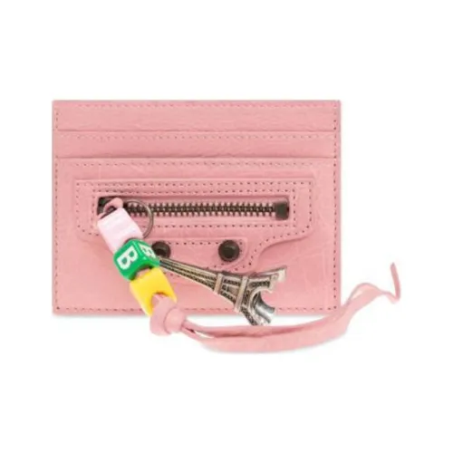 Balenciaga Le City Кожа Держатель для карт Женские Розовый