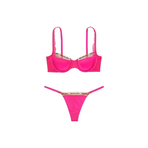 Victoria's Secret Комплект нижнего белья для женщин ярко-розовый