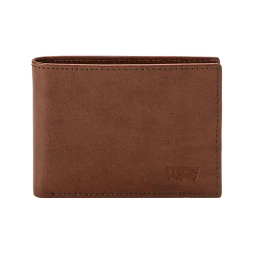 Levi's Кожа Кошелек Мужской Светло-Коричневый