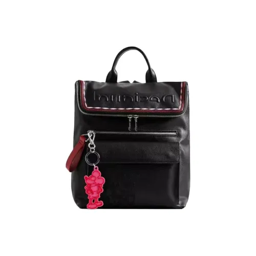 Desigual Disney Коллаборация Полиуретан Рюкзак Средний Женские Черный