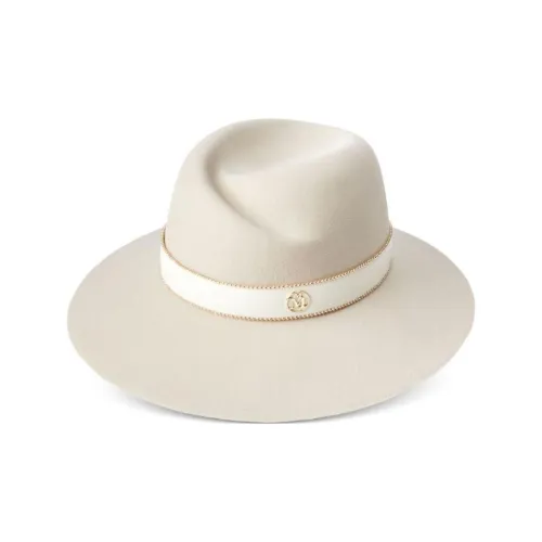 Maison Michel Шерстяной войлок Цилиндры Женские Светлый Бежевый