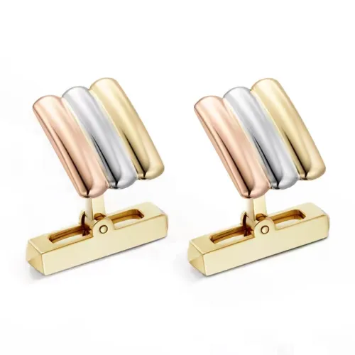 Cartier Запонки Vendôme Louis Cartier Белое Золото, Розовое Золото, Желтое Золото.