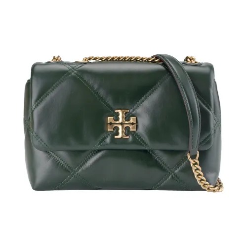 Tory Burch Kira (Красный) Напп Кожа Сумка через плечо Маленькая Женская Базилик Зеленый