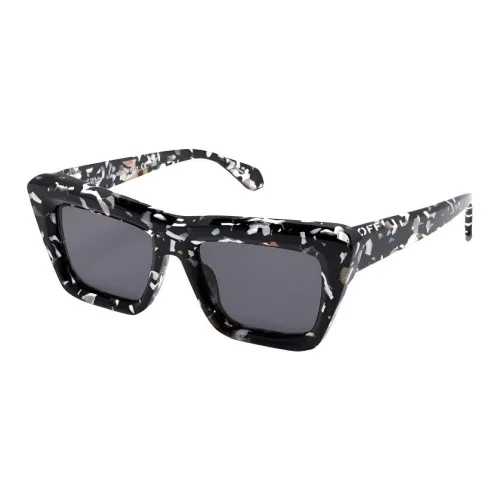 OFF Белый Ацетат Квадратные Солнцезащитные Очки Женские Черные