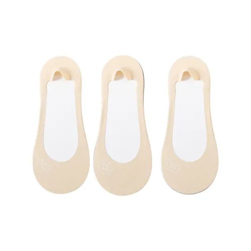 Cheemy Free No Show Носки Женские 3 пачки кожа