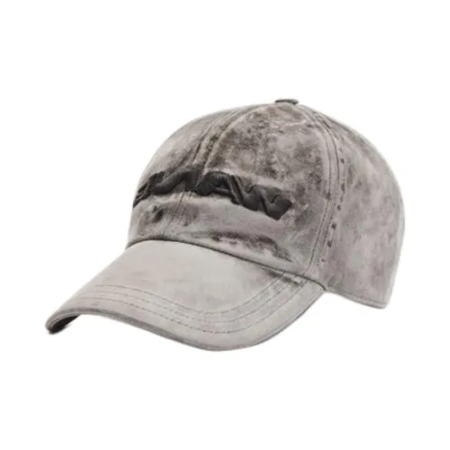 Alexander Wang Хлопок Эластан Вискоза Деним Бейсболки Унисекс Серый