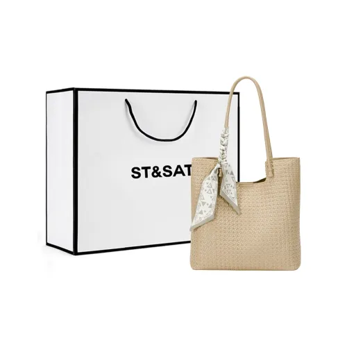 ST SAT Сумка из синтетической кожи сумка через плечо большая белая для женщин хаки