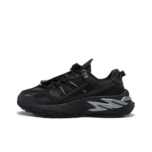 FILA FUSION Comet Синцзи Низкий Топ Повседневный Женский Черный