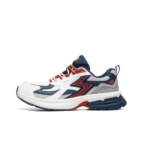 361° Slip-resistant и дышащий низкий топ кэжуал мужской белый и синий