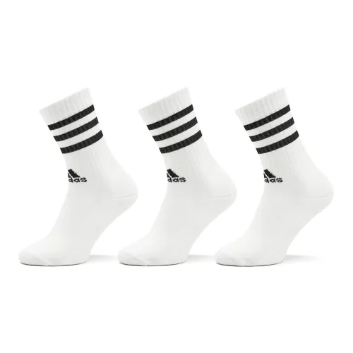 Adidas Носки Crew Унисекс 3 упаковки белые