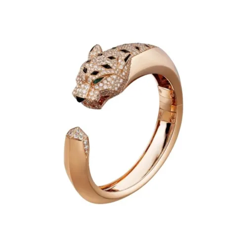 Cartier Браслет Panthère De Cartier Розовое Золото, Изумруды, Оникс, Бриллианты