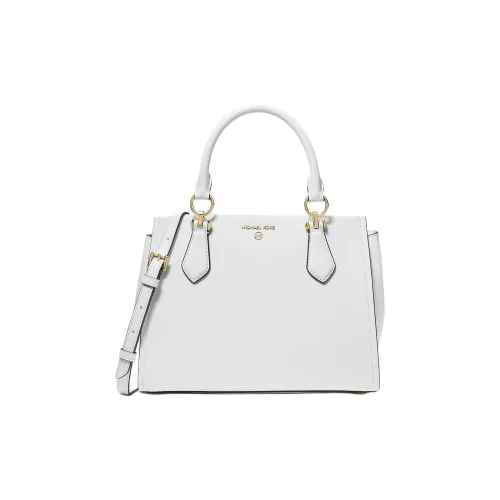 MICHAEL KORS Marilyn Saffiano кожа через плечо сумка средний размер женская белая