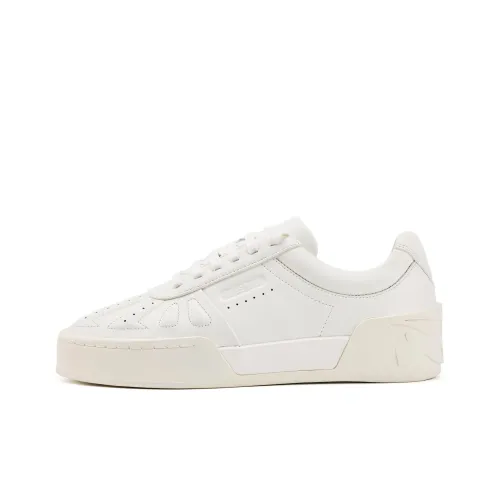 ANTA Противоскользящие Износостойкие Низкие Кроссовки для скейтбординга Мужские Цвет Слоновая кость