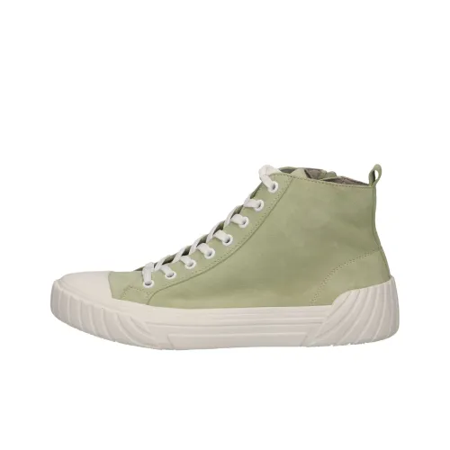 CAPRICE Viva Slip-resistant Abrasion-resistant High Top Skateboard Shoes Women's Green CAPRICE Viva противоскользящие устойчивые к истиранию высокие топовые скейтбордические кроссовки женские зеленые