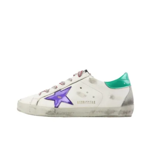 Golden Goose Супер Звезда Скейтборд Кроссовки Низкие Белые Женские
