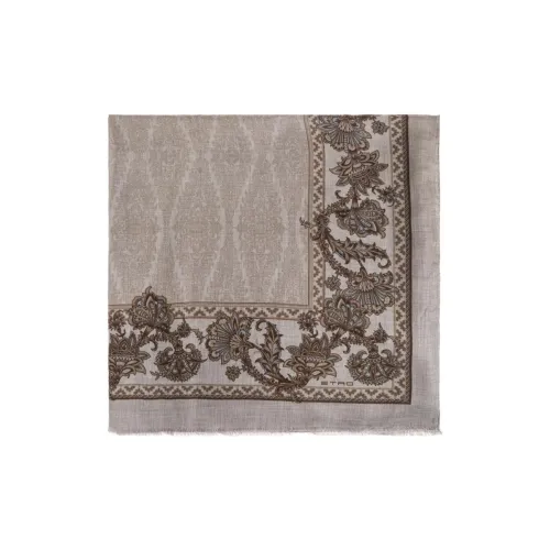 ETRO Modal Вязаные Шарфы Мужской Бежевый