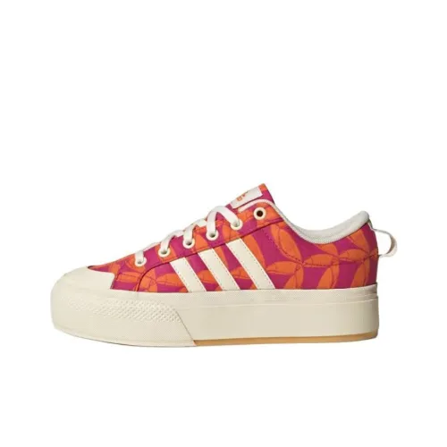 Adidas Bravada 2,0 Slip-Resistant Abrasion-Resistant Low-Top Skateboard Shoes Unisex White Orange Adidas Bravada 2,0 Противоскользящие устойчивые к истиранию низкие кеды для скейтбординга унисекс белый оранжевый