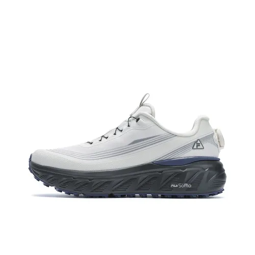 FILA BOA EXPLORER Износостойкий и Легкий Низкий Топ Беговые кроссовки Мужские Серые