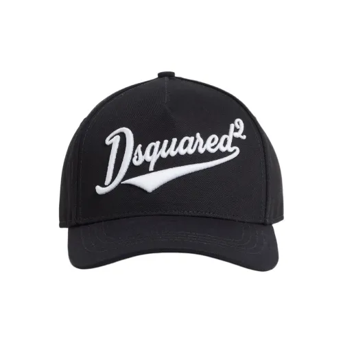 DSQUARED 2 Хлопок Бейсболки Мужские Черные