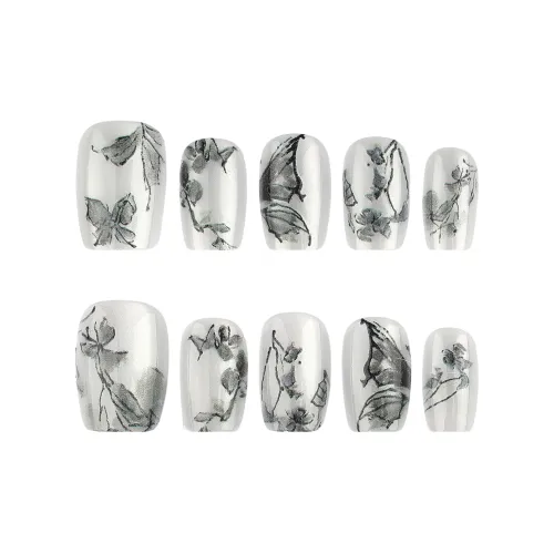 Song Biography Чернила Бабочка Осветляющий Лак для ногтей 15 мм Короткий LADDER