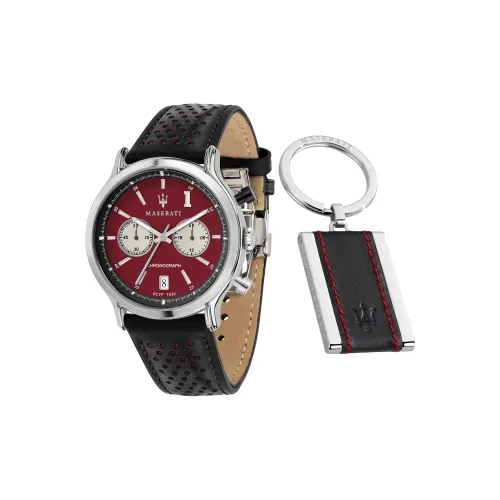 Maserati Мужские часы Кварцевый механизм Красный циферблат Часы