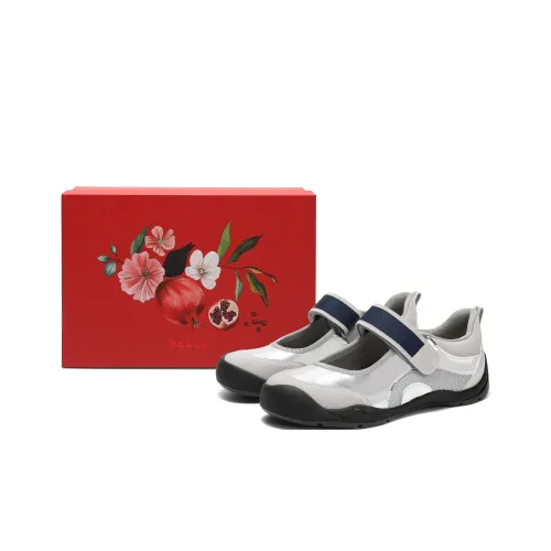 Белль Серебряный Туманный Stroll Зеленый Дикий Прогулка CNY Limited Коллекция Туфли Мэри Джейн Женские Коробка