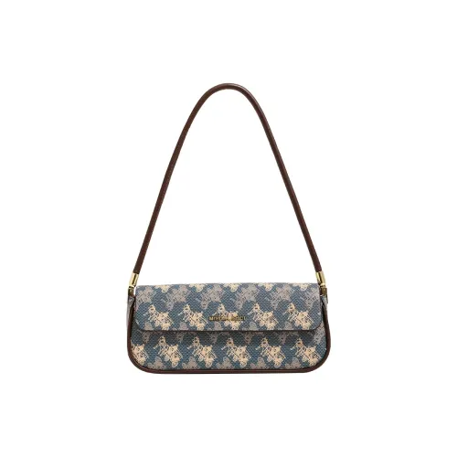 H YXIANG PVC Сумка через плечо Женская Синяя