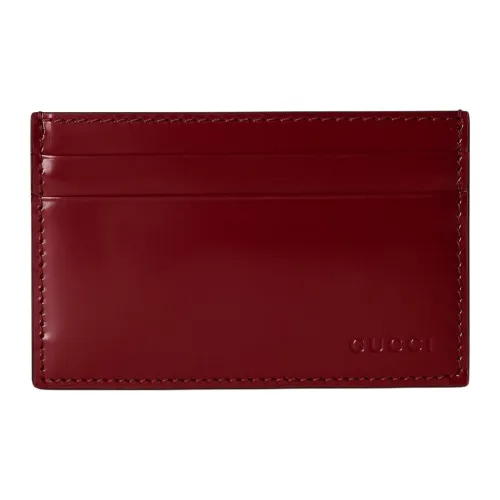 GUCCI Кожа Держатель для карт Мужской Красный