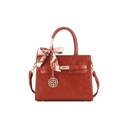 PAYOT Микрофибра Синтетическая Кожа Сумка Стандартная Женская Кирпично-Красный