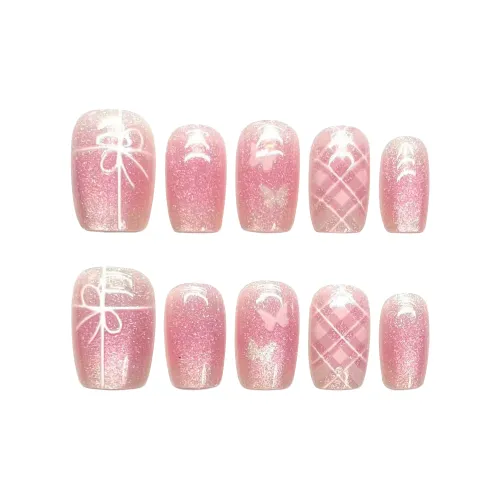 Song Biography Розовый Возлюбленная Nail Art 15 мм Короткий ЛАДДЕР