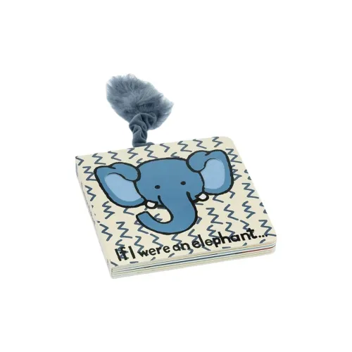 JELLYCAT 'IF I Were AN Слон' История Книга с Иллюстрациями Развивающие Игрушки