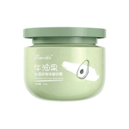 ZHENGCAI Авокадо Мороженое Скрабы для тела Отшелушивающие Увлажняющие Очищающие 250 г Бутылка