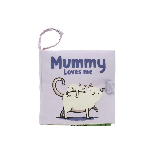 JELLYCAT Fun Universe Collection Ткань Книга Mommy Loves ME Ткань Книга Развивающие игрушки