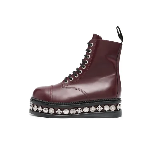 Toga Pulla Botines 3 см Женские Бордовый