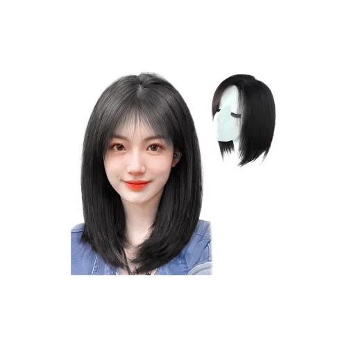 YUNQING Уголные Короткие Парики для Коротких Волос Натуральный Мокко 32 см