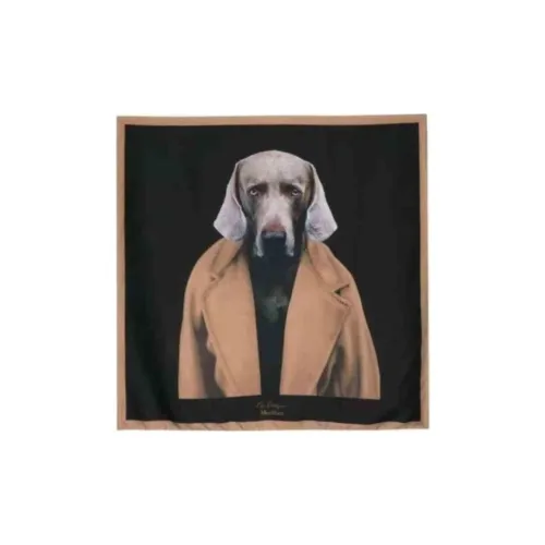 MaxMara Шелковые Шарфы Женские Черный