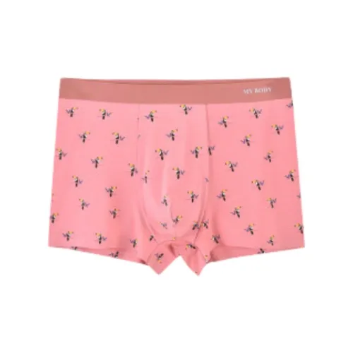 MY BODY Boxers Мужской 1 Пачка Розовый