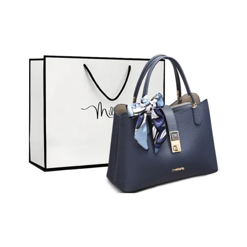 MILLIE'S Коровья кожа с синтетической кожей одно плечо сумка стандартная женская абрикос синий