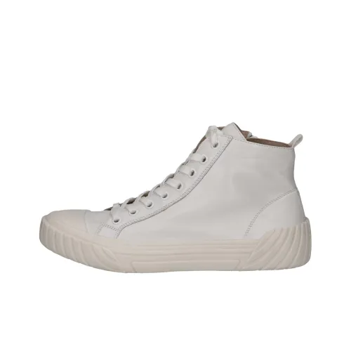 CAPRICE Viva Slip-resistant Abrasion-resistant High Top Скейтборд Кроссовки Женские Белые