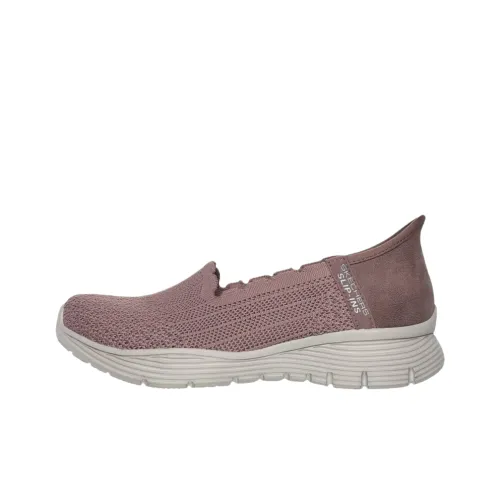 Skechers Seager Износостойкий и Легкий Низкий Топ Повседневная Обувь Женская Розовая