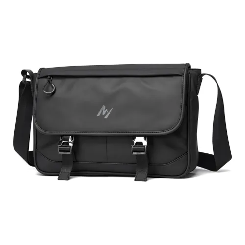MOYYI PVC Сумка через плечо Стандартная Мужская Черная