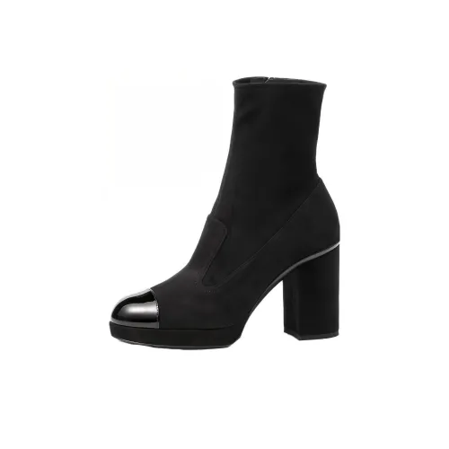 CHANEL Ботильоны Черные Женские