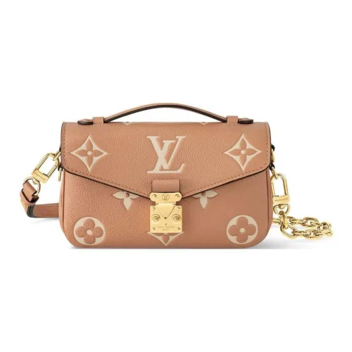 LOUIS VUITTON Pochette Metis Коровья кожа Курьерская сумка Сумка через плечо Сумка на плечо Женская Коричневый