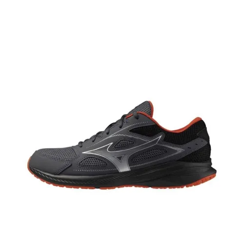 Mizuno Износостойкий и Легкий Низкий Топ Беговые Кроссовки Унисекс Черный