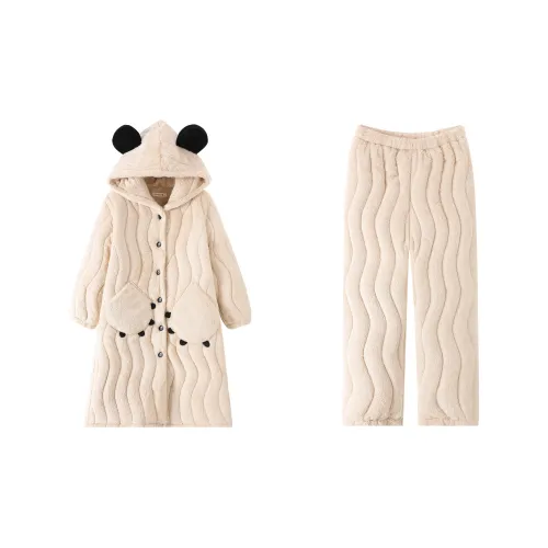 Qiao Ni Tong Пижамный комплект женский хаки