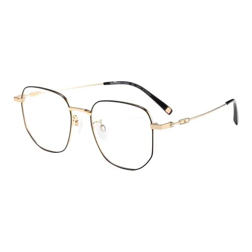 CHARMANT Титановый сплав Литье под давлением Квадратные Оправы для очков Унисекс Черный Золотой