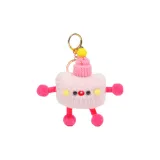 Плюшевый робот - розовый