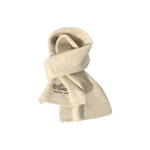 Narandu Полиэстер Трикотаж Шарфы Унисекс Экрю