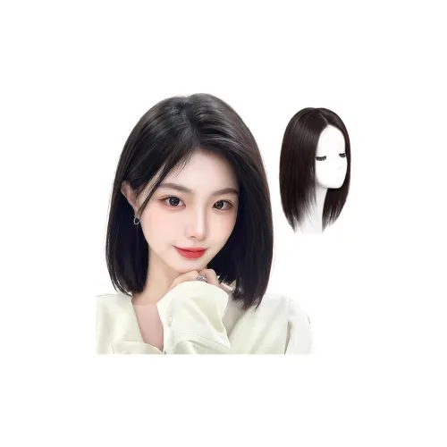 MUYAN Кружево Wispy Bangs Парики Естественный Мокко