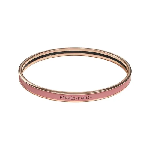 HERMES Эмаль Браслеты Женские Stunning Розовый